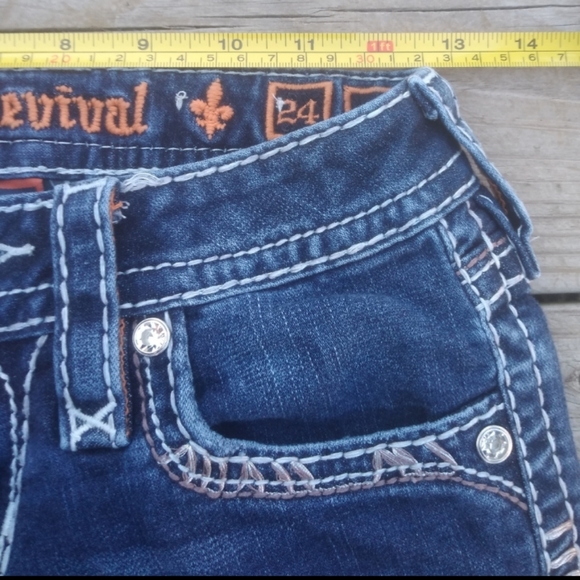 RELISTED BNWOT S 24 Rock Revival Jeans🔥 - Picture 8 of 16